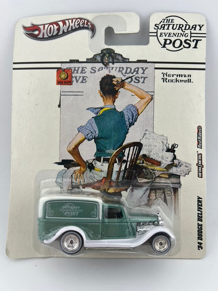 Hot Wheels Premium '34 Dodge Delivery – The Saturday Evening Post Fishwheels