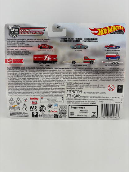Hot Wheels Premium – ’61 Chevrolet Impala with ’72 Chevy Ramp Truck (Team Transport Series)