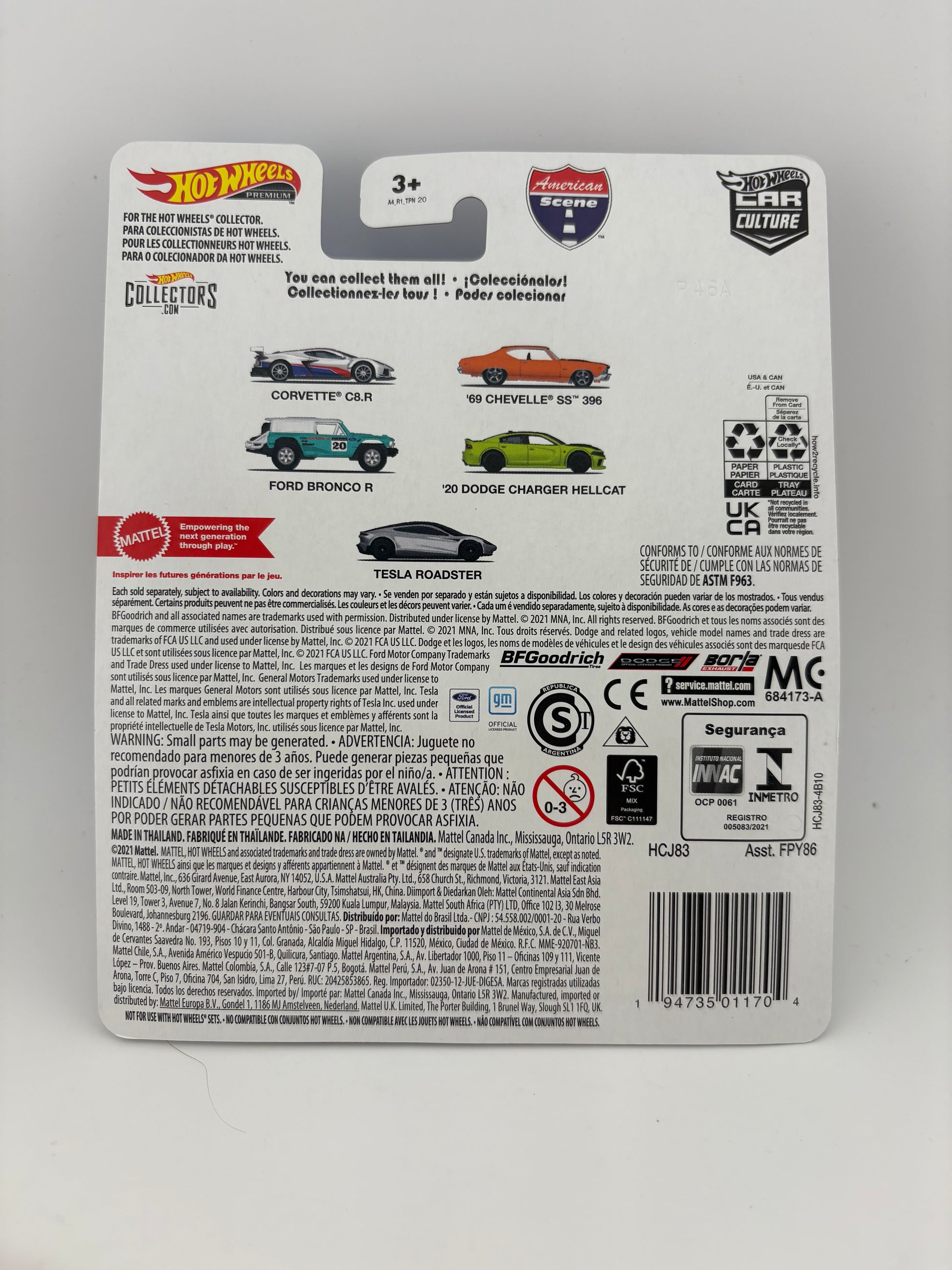 Hot Wheels Premium ’69 Chevelle SS 396 – American Scene