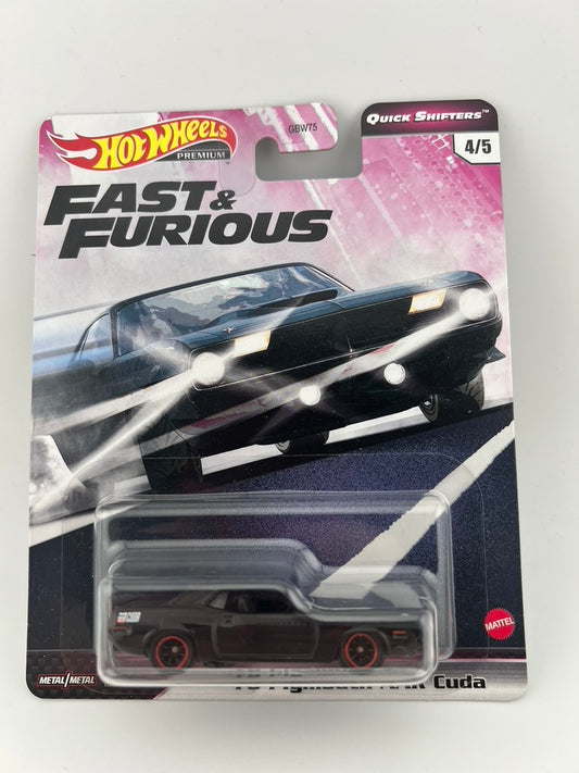 Hot Wheels Premium '70 Plymouth AAR Cuda – Fast & Furious Quick Shifters (4/5) Fishwheels