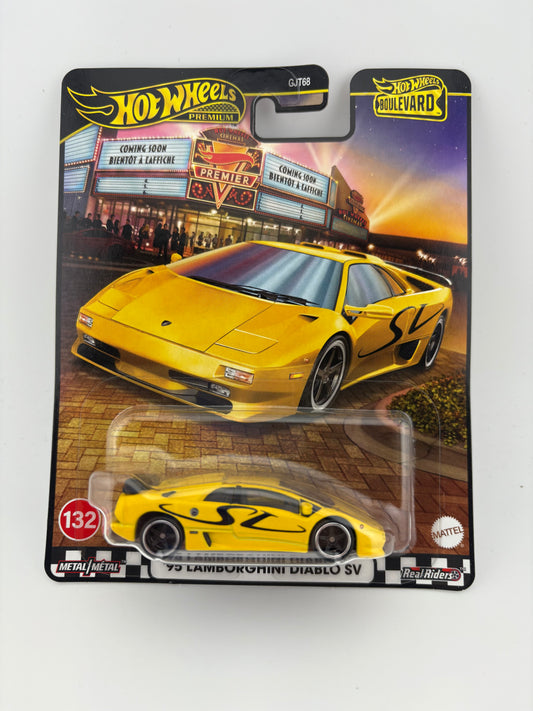 Hot Wheels Premium ’95 Lamborghini Diablo SV – Boulevard 132