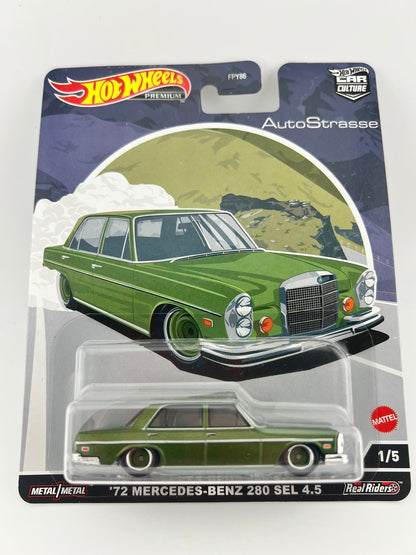 Hot Wheels Premium AutoStrasse Set – Complete 5-Car Collection Fishwheels