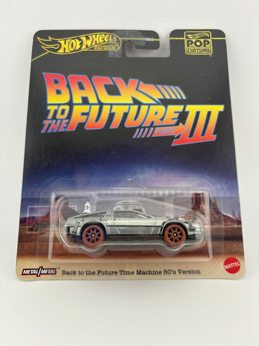 Hot Wheels Premium – Back to the Future Time Machine (50's Version)