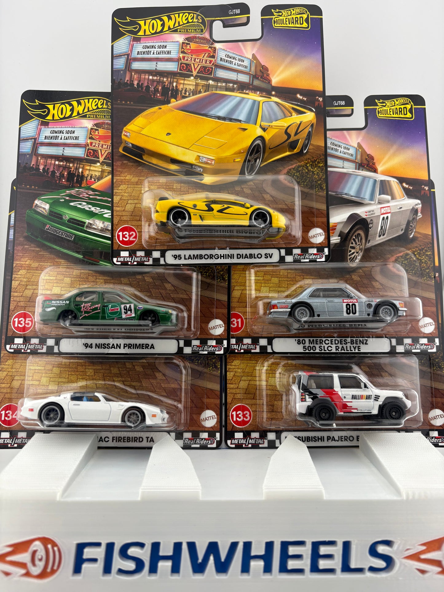 Hot Wheels Premium Boulevard #131-135 Full Set