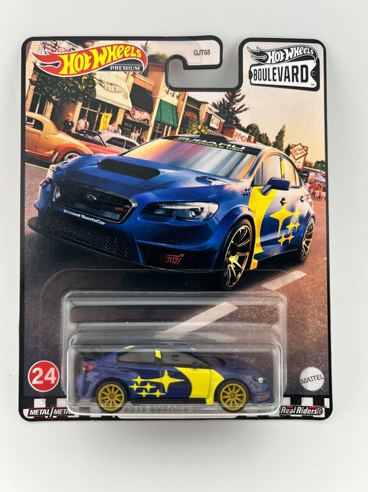 Hot Wheels Premium Boulevard 2019 Subaru WRX STI Fishwheels