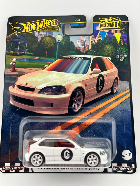 Hot Wheels Premium Boulevard – ’99 Honda Civic Type R (EK9) Fishwheels