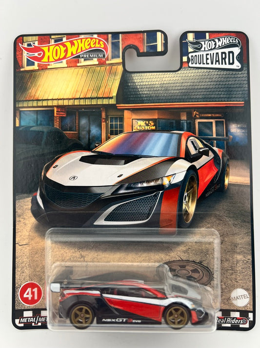 Hot Wheels Premium Boulevard Acura NSX GT3 Fishwheels