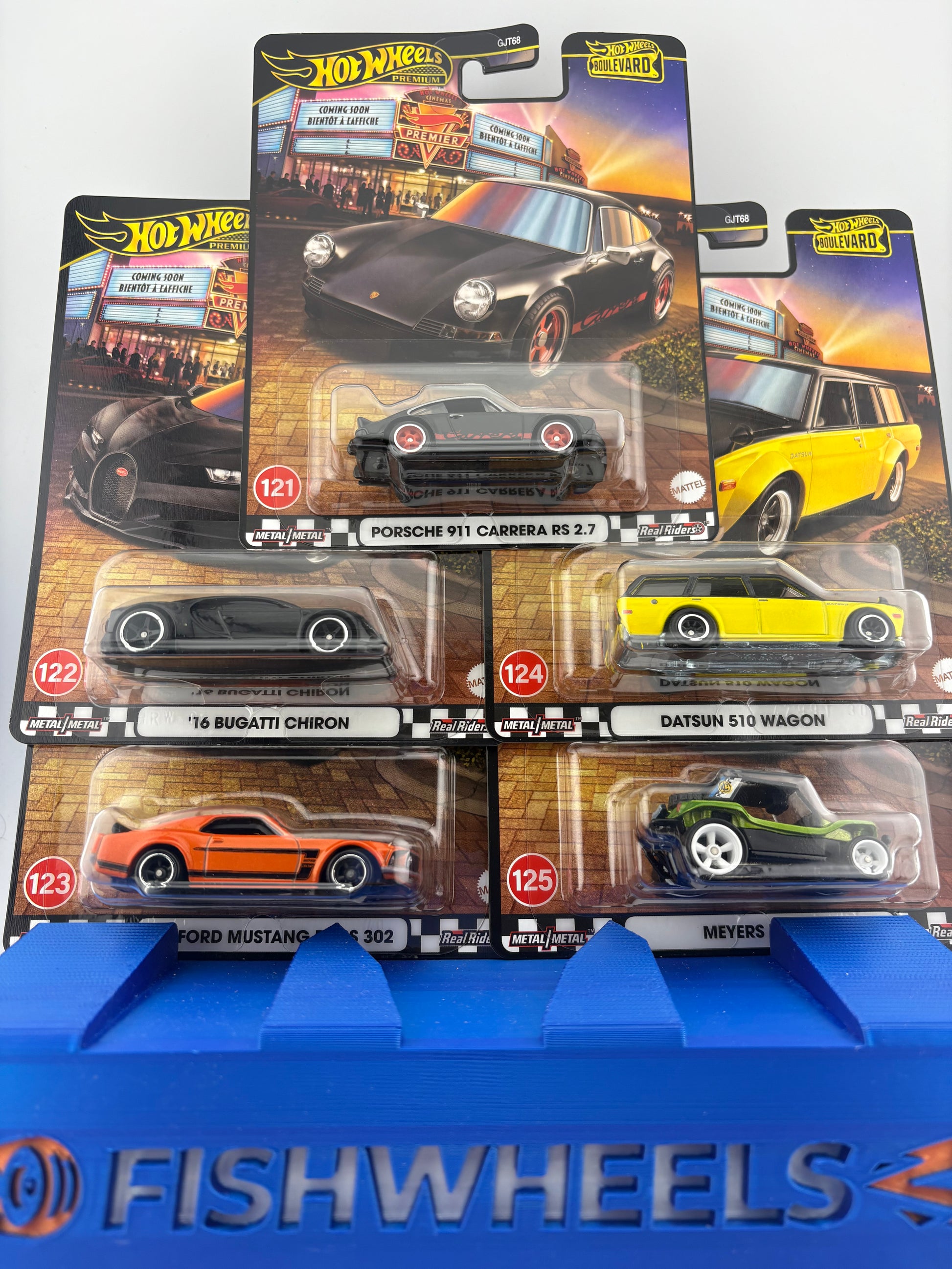 Hot Wheels Premium Boulevard – Set of 5 (#121-125)