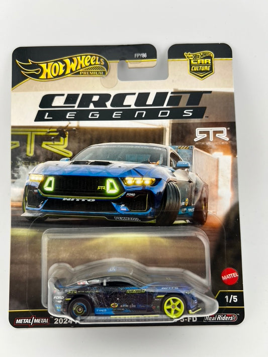 Hot Wheels Premium Car Culture Circuit Legends 2024 Ford Mustang RTR Spec 5-FD Fishwheels