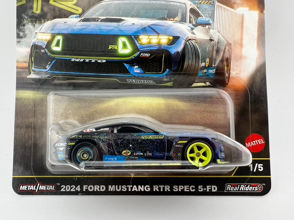 Hot Wheels Premium Car Culture Circuit Legends 2024 Ford Mustang RTR Spec 5-FD Fishwheels