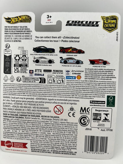 Hot Wheels Premium Car Culture Circuit Legends 2024 Ford Mustang RTR Spec 5-FD Fishwheels