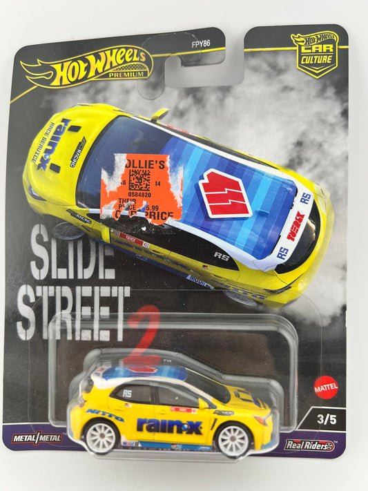 Hot Wheels Premium Car Culture – Slide Street 2: 2023 Toyota GR Corolla (3/5)
