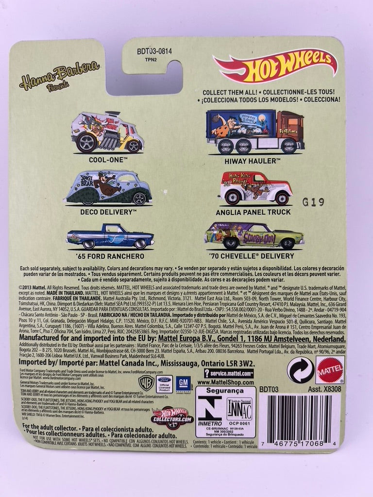 Hot Wheels Premium Deco Delivery – Yogi Bear Fishwheels