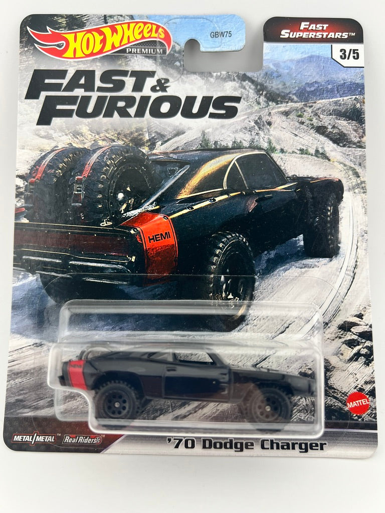 Hot Wheels Premium Fast & Furious ’70 Dodge Charger Fishwheels