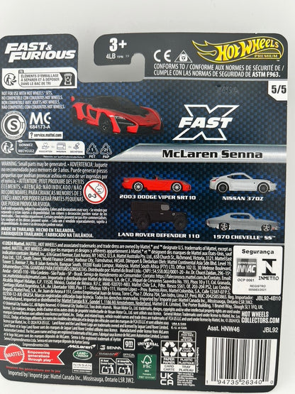 Hot Wheels Premium Fast & Furious – McLaren Senna Fishwheels