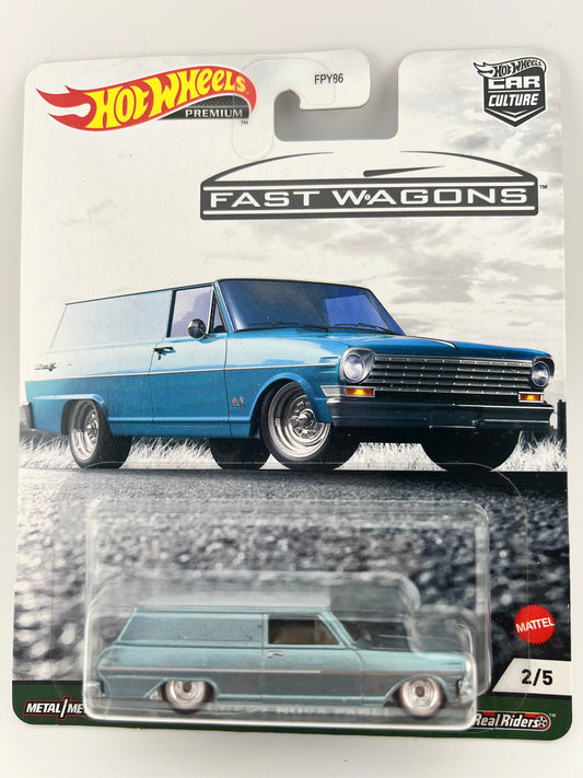 Hot Wheels Premium Fast Wagons – '64 Chevy Nova Panel (2/5)