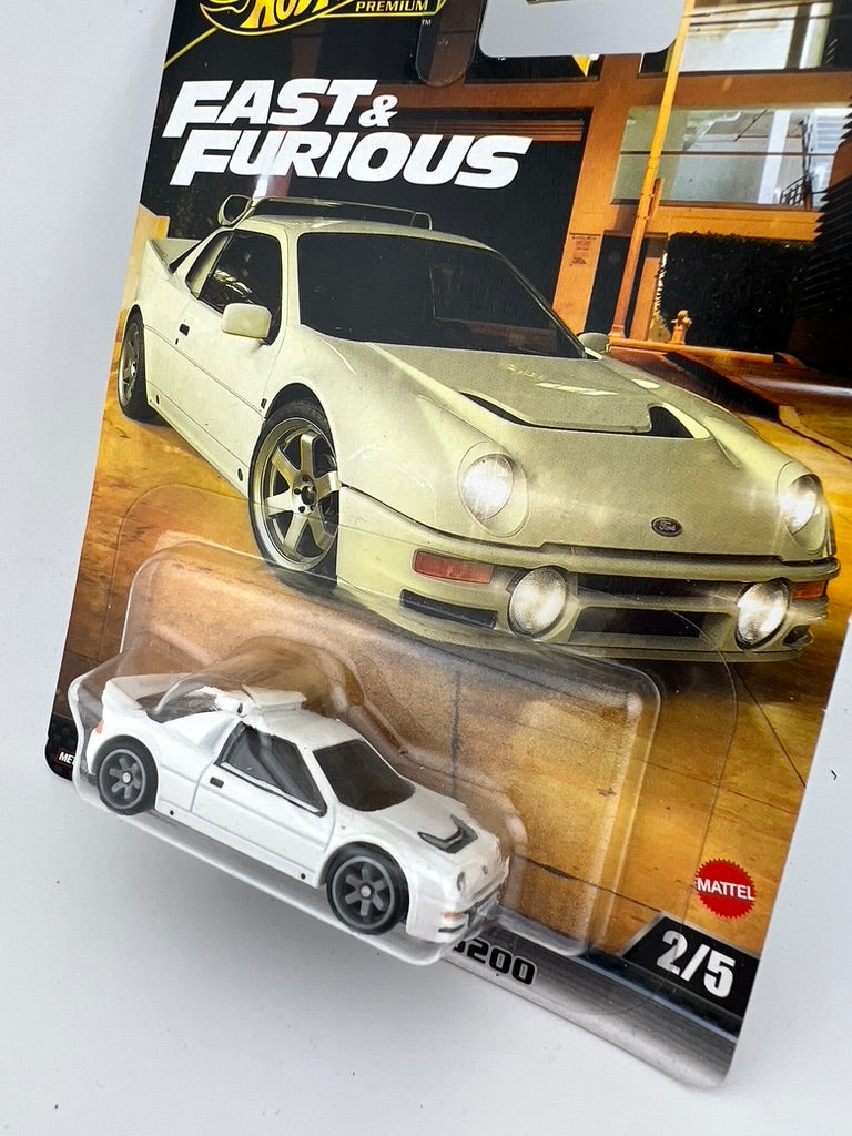 Hot Wheels Premium Ford RS200 – Fast & Furious Premium (2/5) Fishwheels