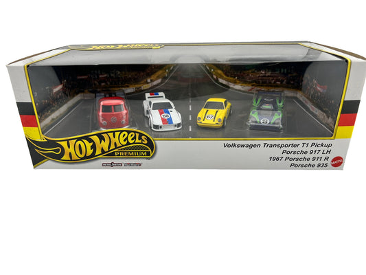 Hot Wheels Premium German Racers Set – Porsche & VW Fishwheels