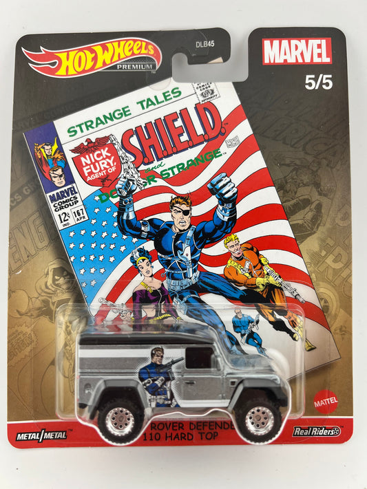 Hot Wheels Premium – Land Rover Defender 110 Hard Top (Marvel Comic Cover Series, 5/5)
