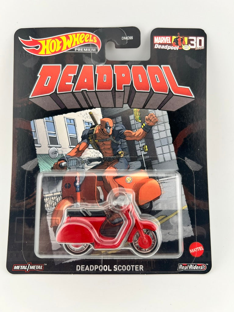 Hot Wheels Premium – Marvel Deadpool Scooter Fishwheels