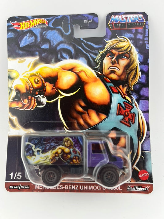 Hot Wheels Premium Masters of the Universe Mercedes-Benz Unimog U 1300L Fishwheels