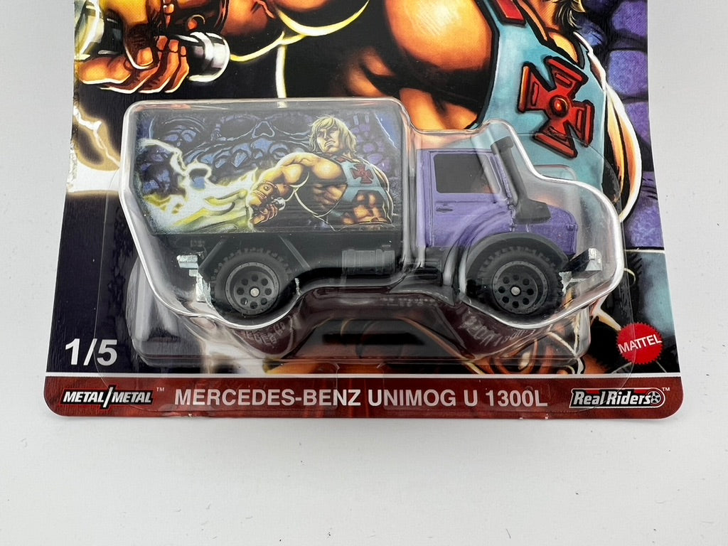 Hot Wheels Premium Masters of the Universe Mercedes-Benz Unimog U 1300L Fishwheels