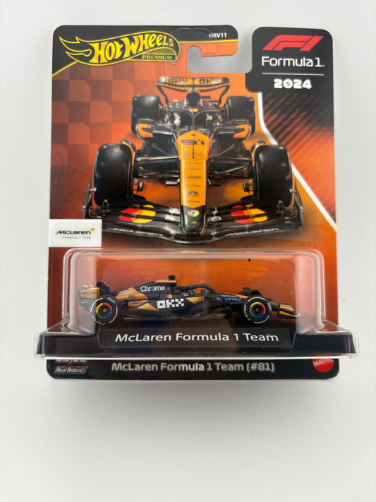 Hot Wheels Premium – McLaren Formula 1 (Oscar Piastri)(#81)