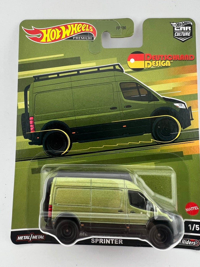 Hot Wheels Premium Mercedes-Benz Sprinter – Car Culture Deutschland Design Fishwheels