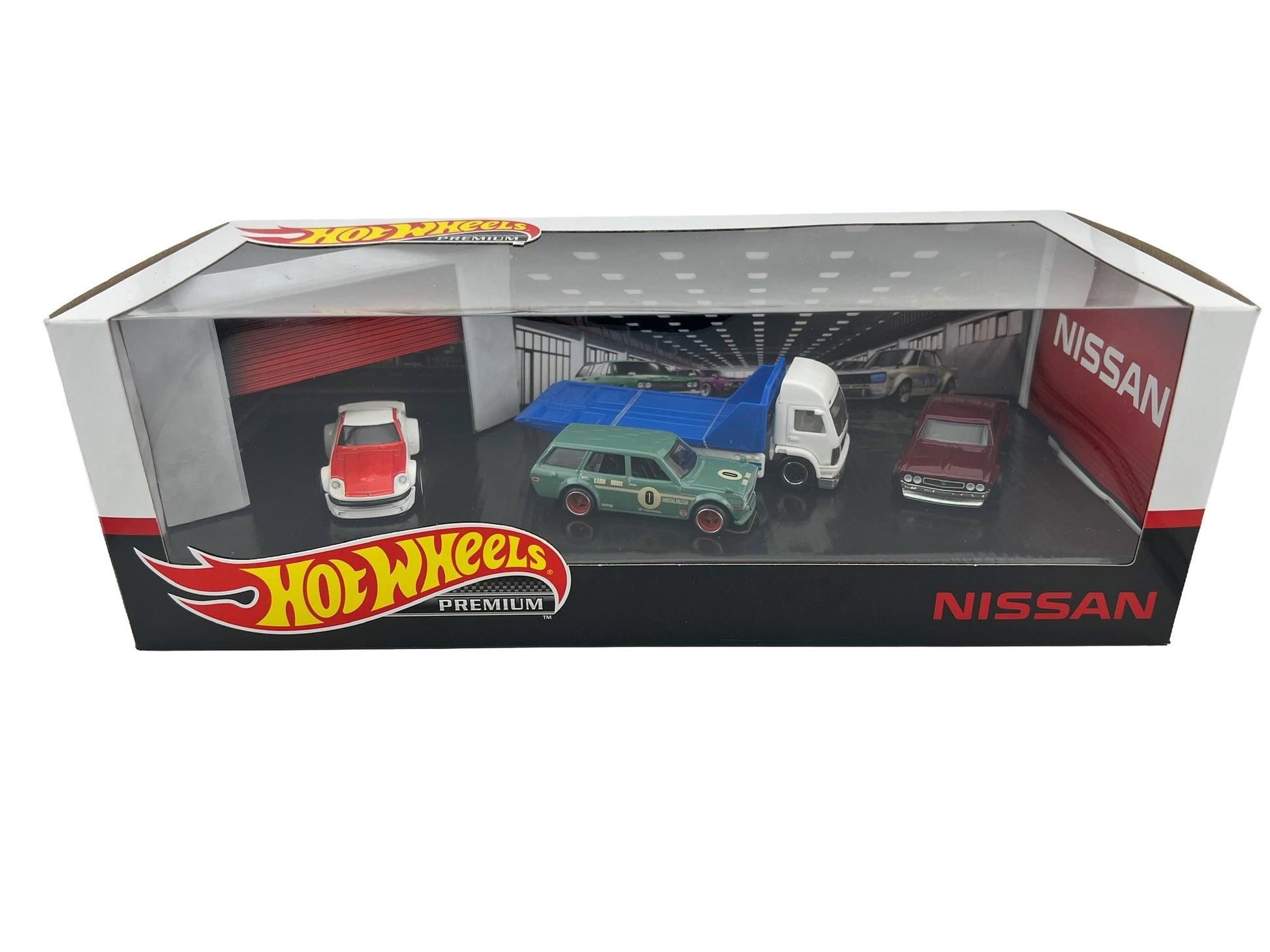 Hot Wheels Premium Nissan Set – Blue Hauler Edition Fishwheels