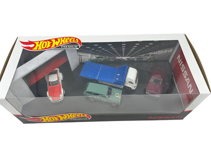 Hot Wheels Premium Nissan Set – Blue Hauler Edition Fishwheels