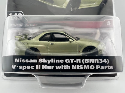 Hot Wheels Premium Nissan Skyline GT-R (BNR34) V·spec II Nur Fishwheels