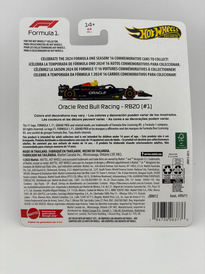Hot Wheels Premium – Oracle Red Bull Racing RB20 (Verstappen #1)