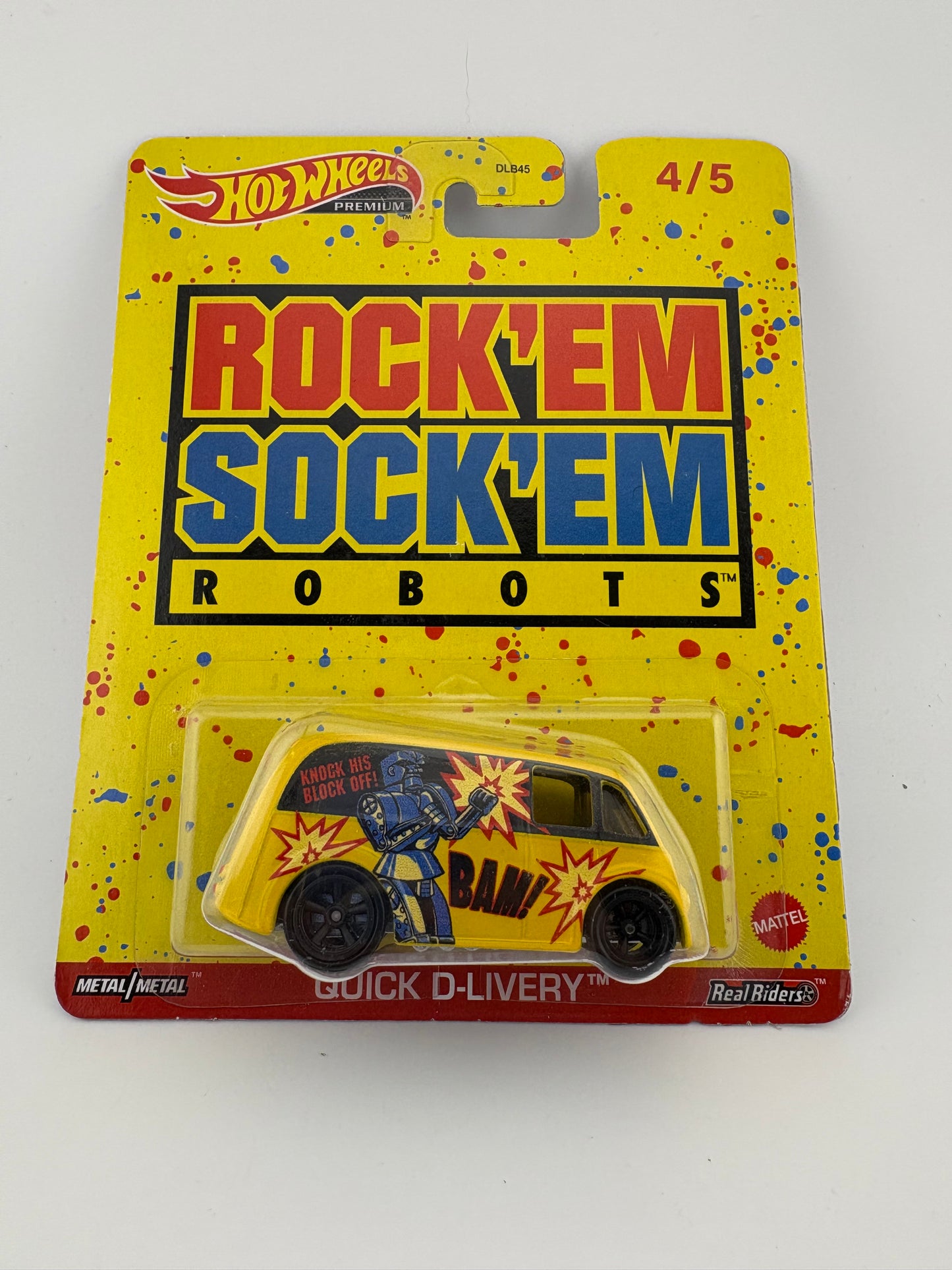 Hot Wheels Premium – Quick D-Livery (Rock ’Em Sock ’Em Robots)