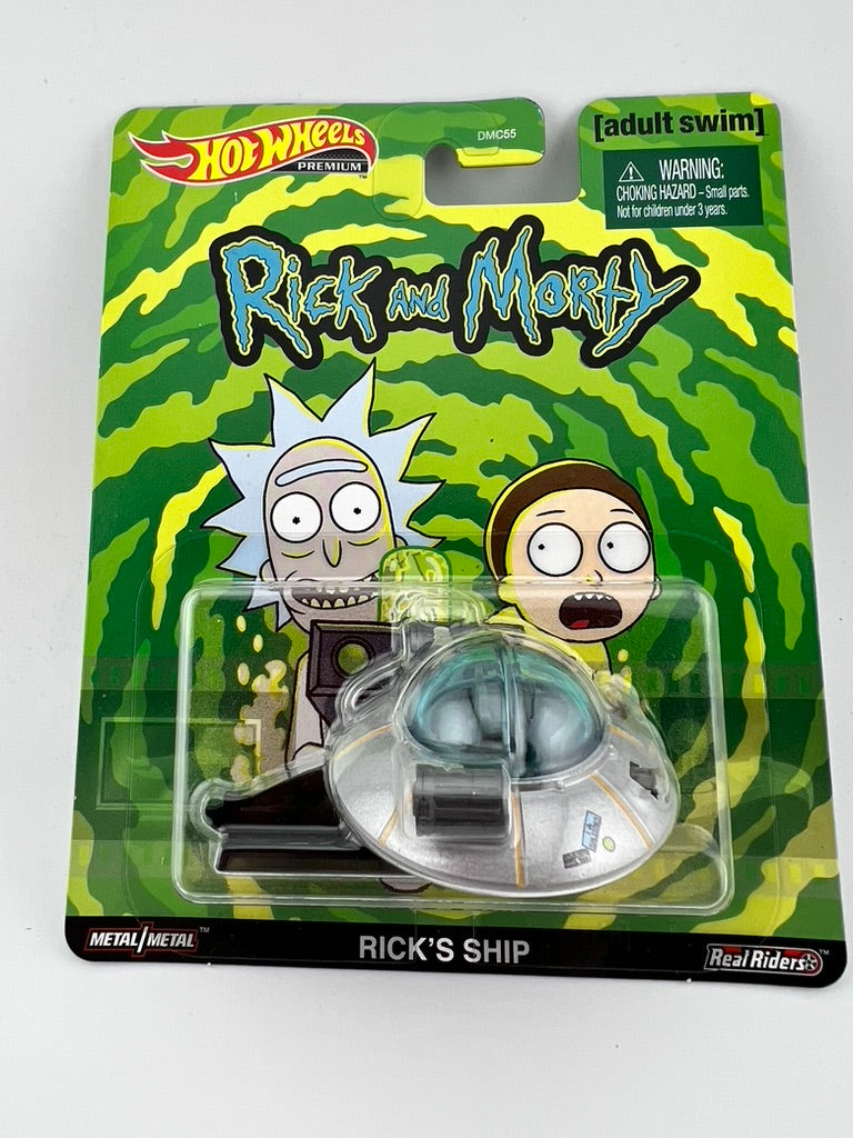 Hot Wheels Premium Rick and Morty – Rick’s Ship Fishwheels