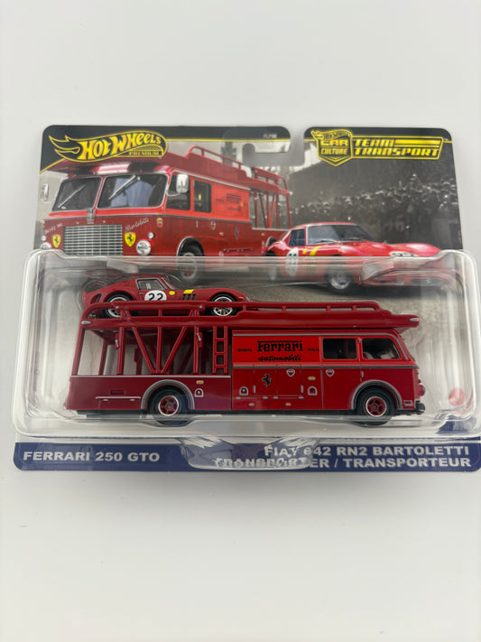 Hot Wheels Premium Team Transport Ferrari 250 GTO & Fiat 642 RN2 Bartoletti