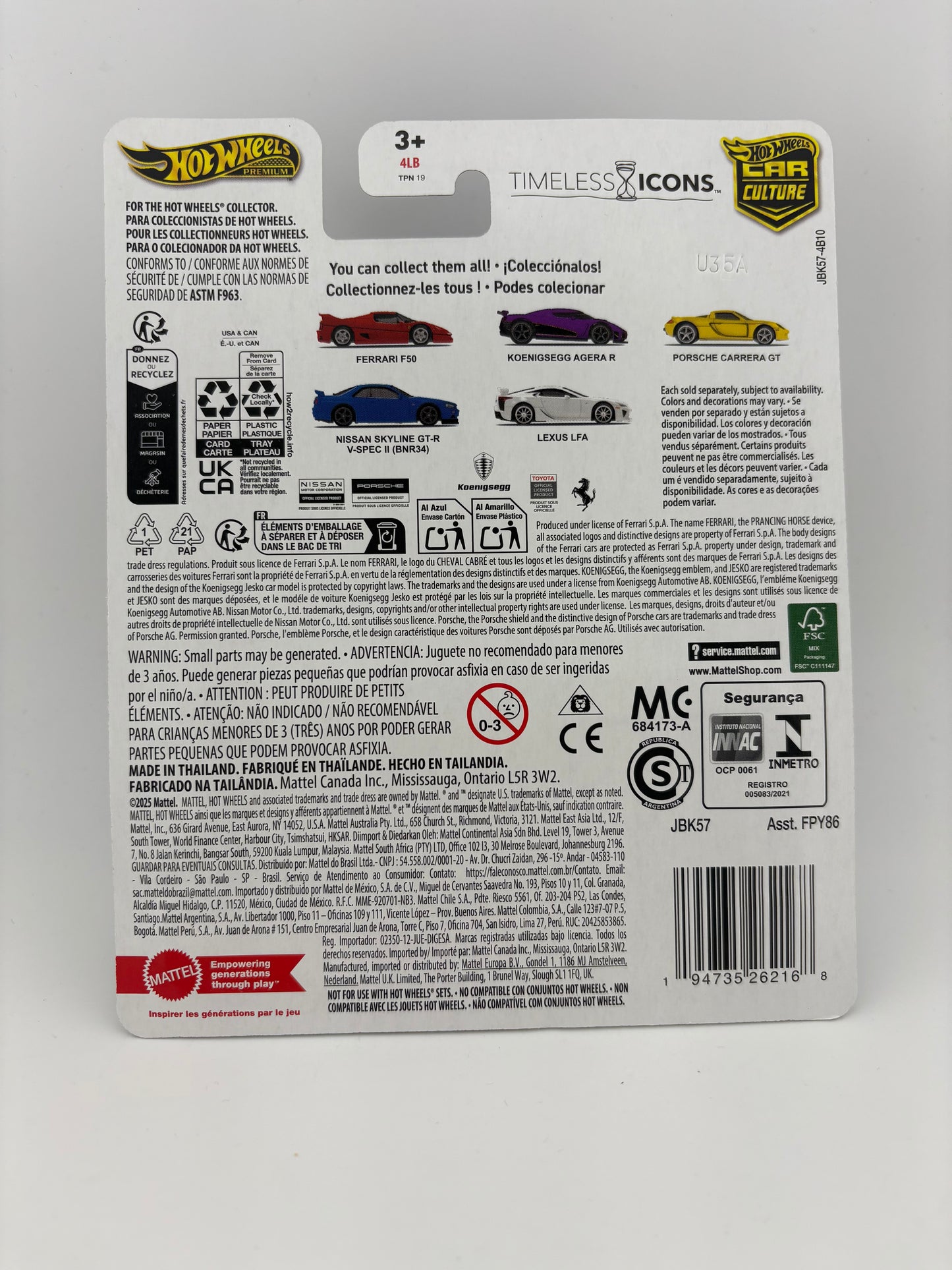 Hot Wheels Premium Timeless Icons – Lexus LFA