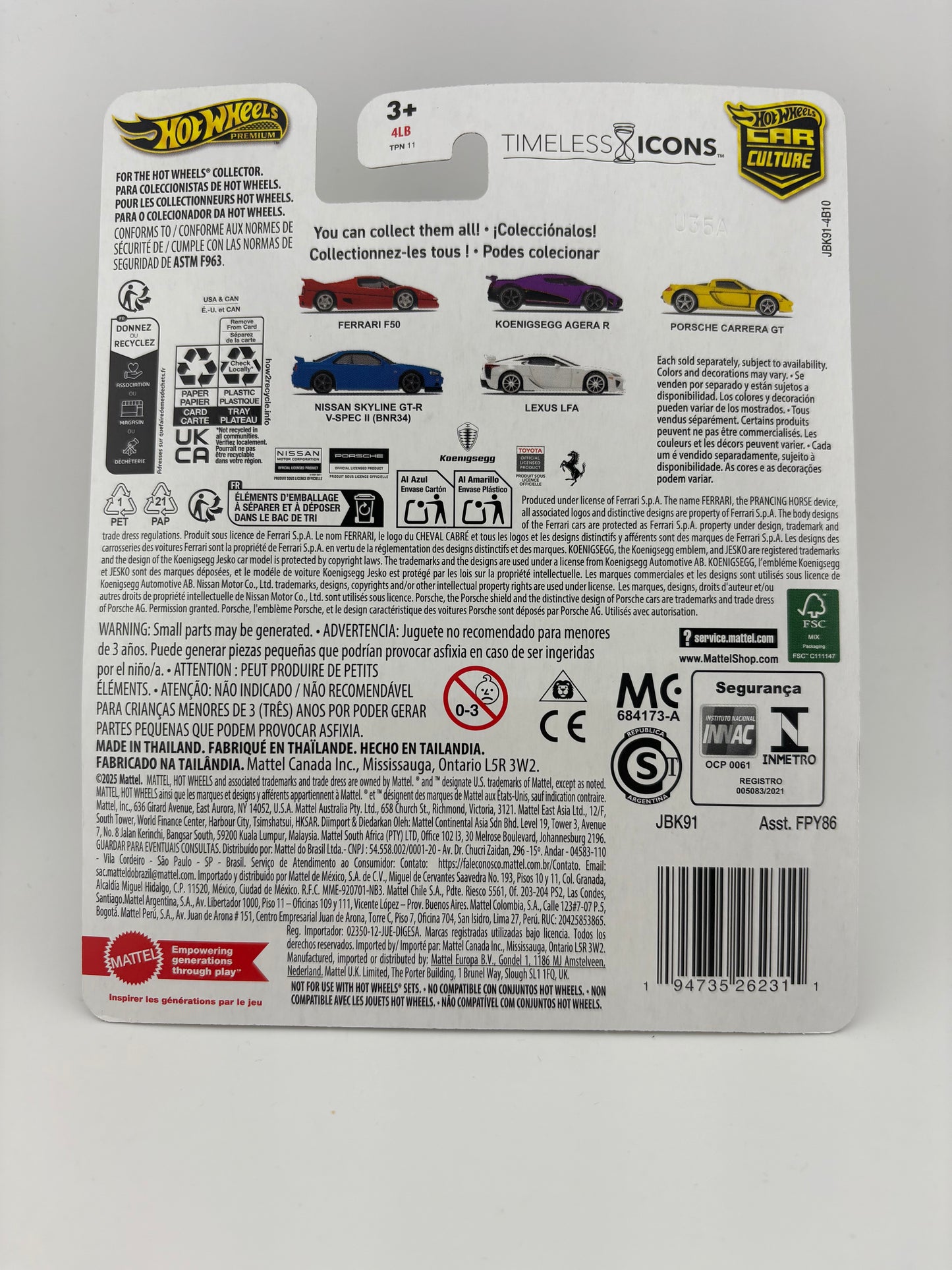 Hot Wheels Premium Timeless Icons – Porsche Carrera GT