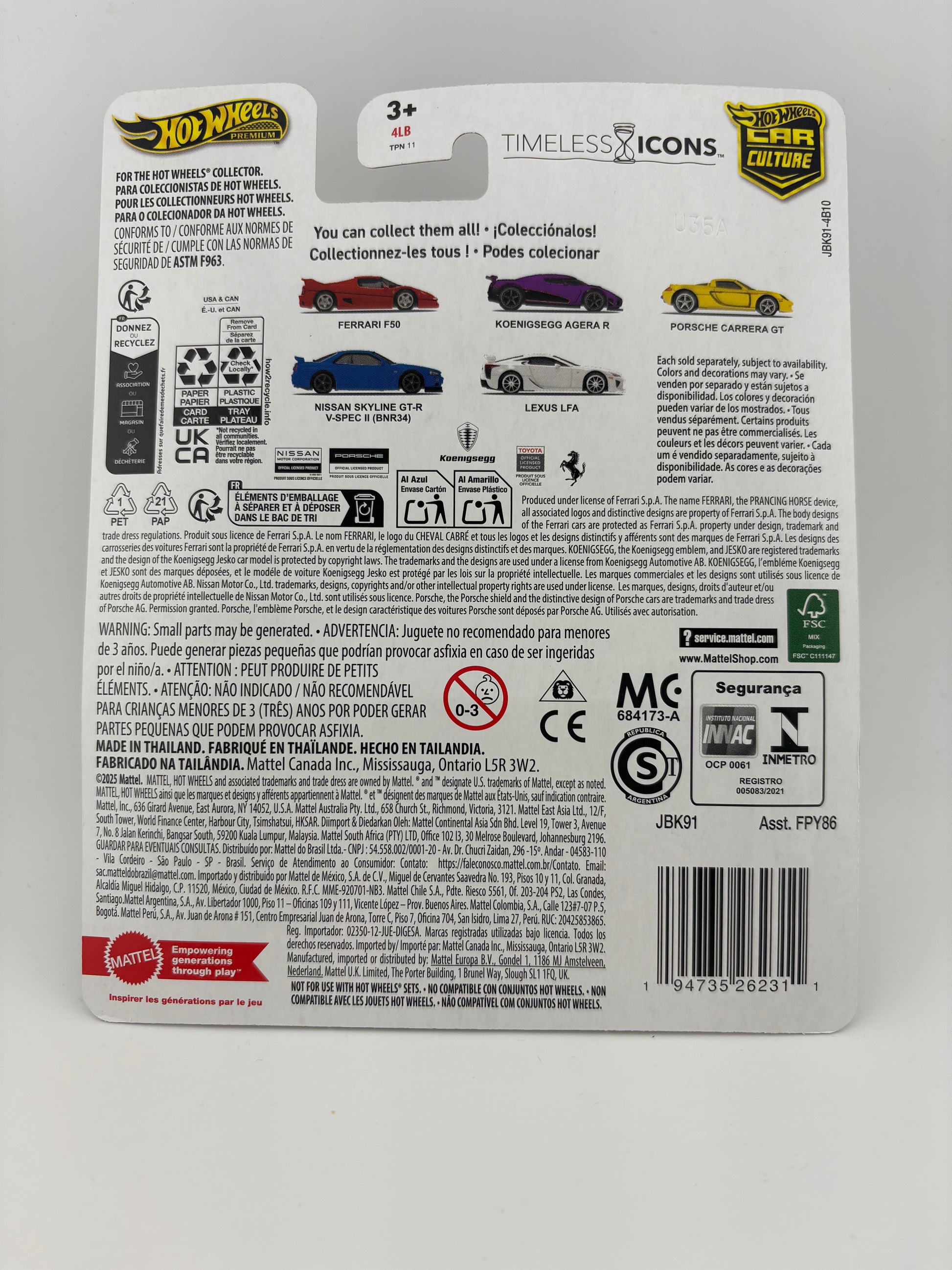 Hot Wheels Premium Timeless Icons – Porsche Carrera GT