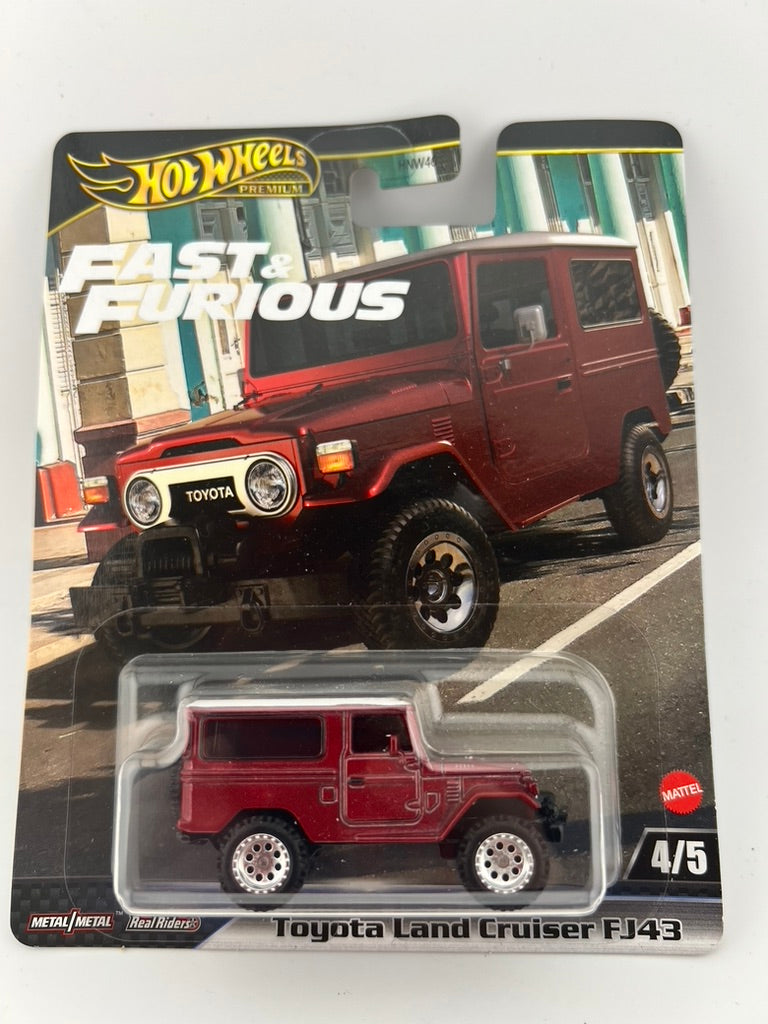 Hot Wheels Premium Toyota Land Cruiser FJ43 – Fast & Furious Fishwheels