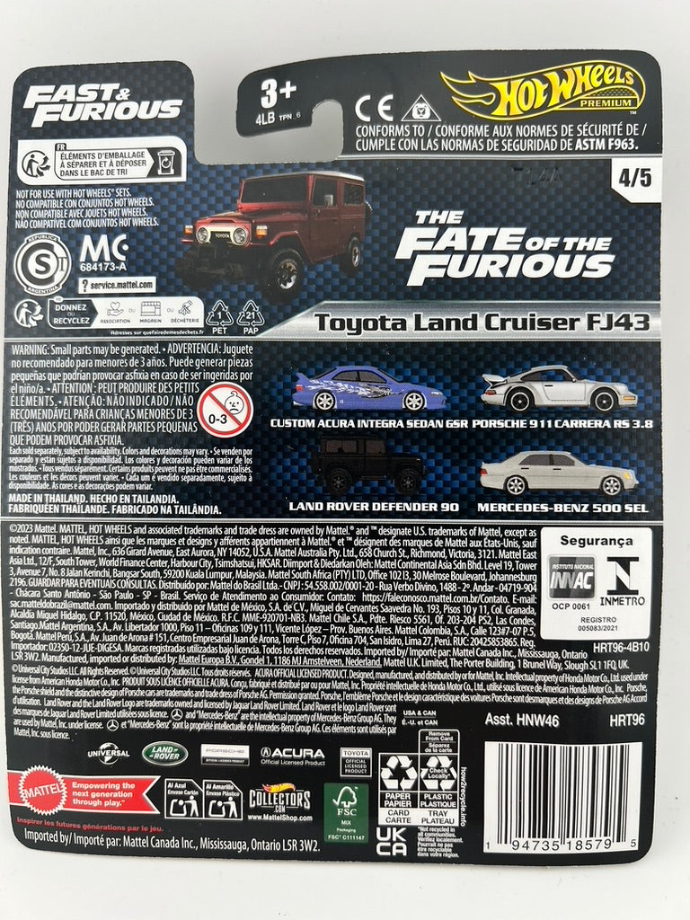 Hot Wheels Premium Toyota Land Cruiser FJ43 – Fast & Furious Fishwheels