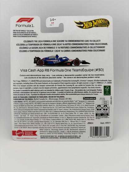 Hot Wheels Premium Visa Cash App RB Formula One Team (Liam Lawson)