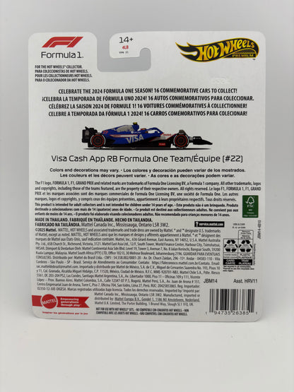 Hot Wheels Premium Visa Cash App RB Formula One Team (Yuki Tsunoda)