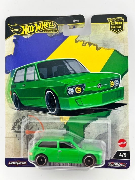 Hot Wheels Premium Volkswagen Brasilia – Car Culture: World Tour Fishwheels