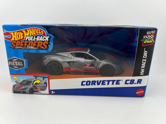 Hot Wheels Pull-Back Speeders - Corvette C8.R 1:43 Scale