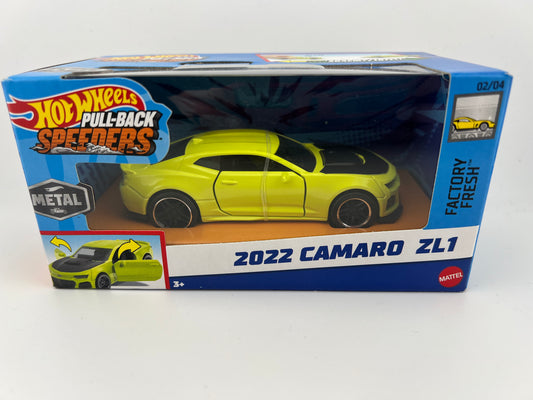 Hot Wheels Pull-Back Speeders – 2022 Camaro ZL1 1:43 Scale Fishwheels