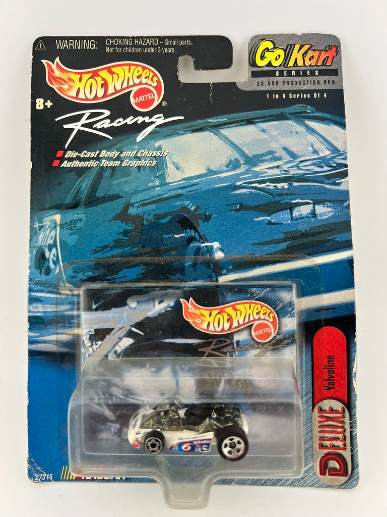 Hot Wheels Racing Deluxe Valvoline Go Kart Fishwheels