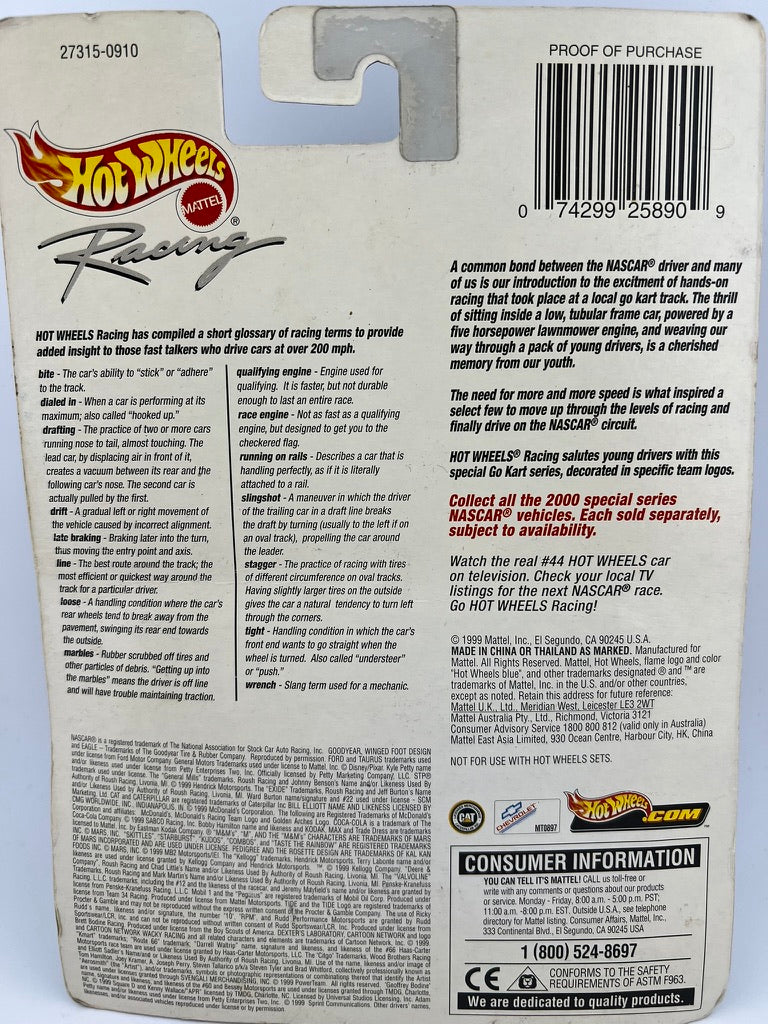 Hot Wheels Racing Deluxe Valvoline Go Kart Fishwheels