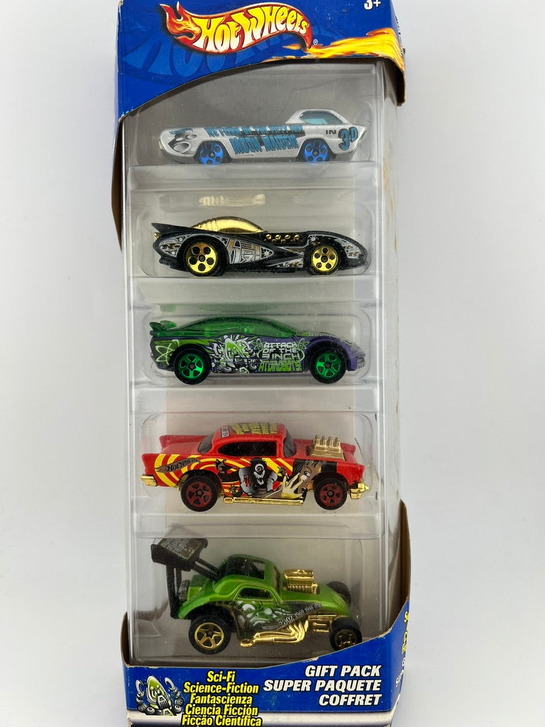 Hot Wheels Sci-Fi 5-Car Gift Pack Fishwheels