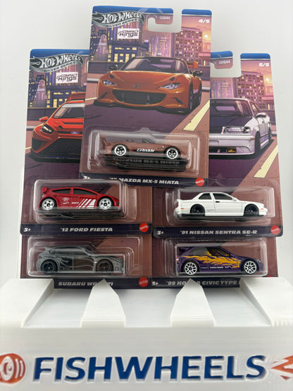Hot Wheels Silver Series Compact Kings – Set of 5