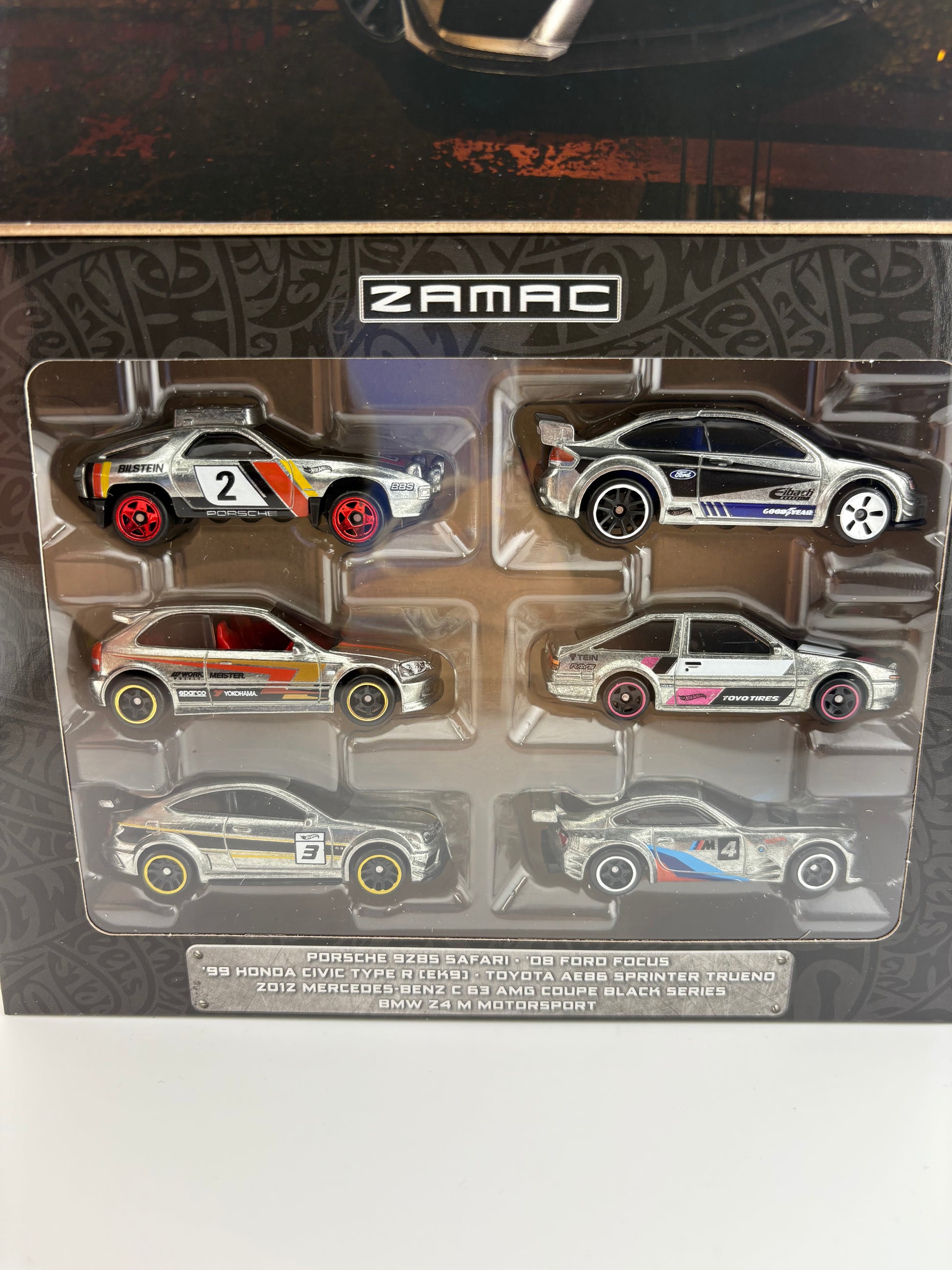 Hot Wheels Silver Series ZAMAC 5-Car Pack 